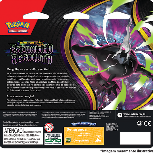POKEMON ME05 BLISTER QUADRUPLO ESCURIDAO ABSOLUTA