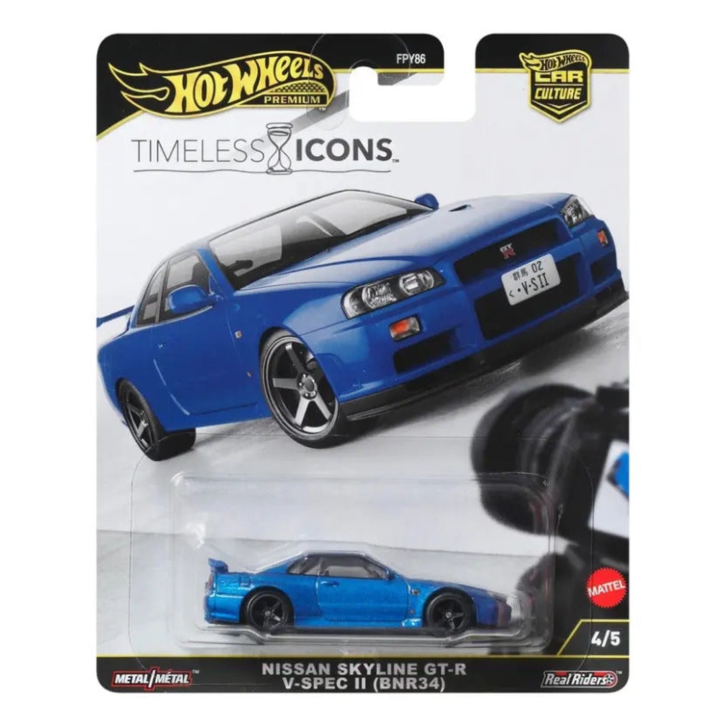 Hot Wheels Premium Car Culture Nissan Skyline GT-R V-Spec II (BNR34) Hot Wheels Premium Car Culture Nissan Skyline GT-R V-Spec II (BNR34)