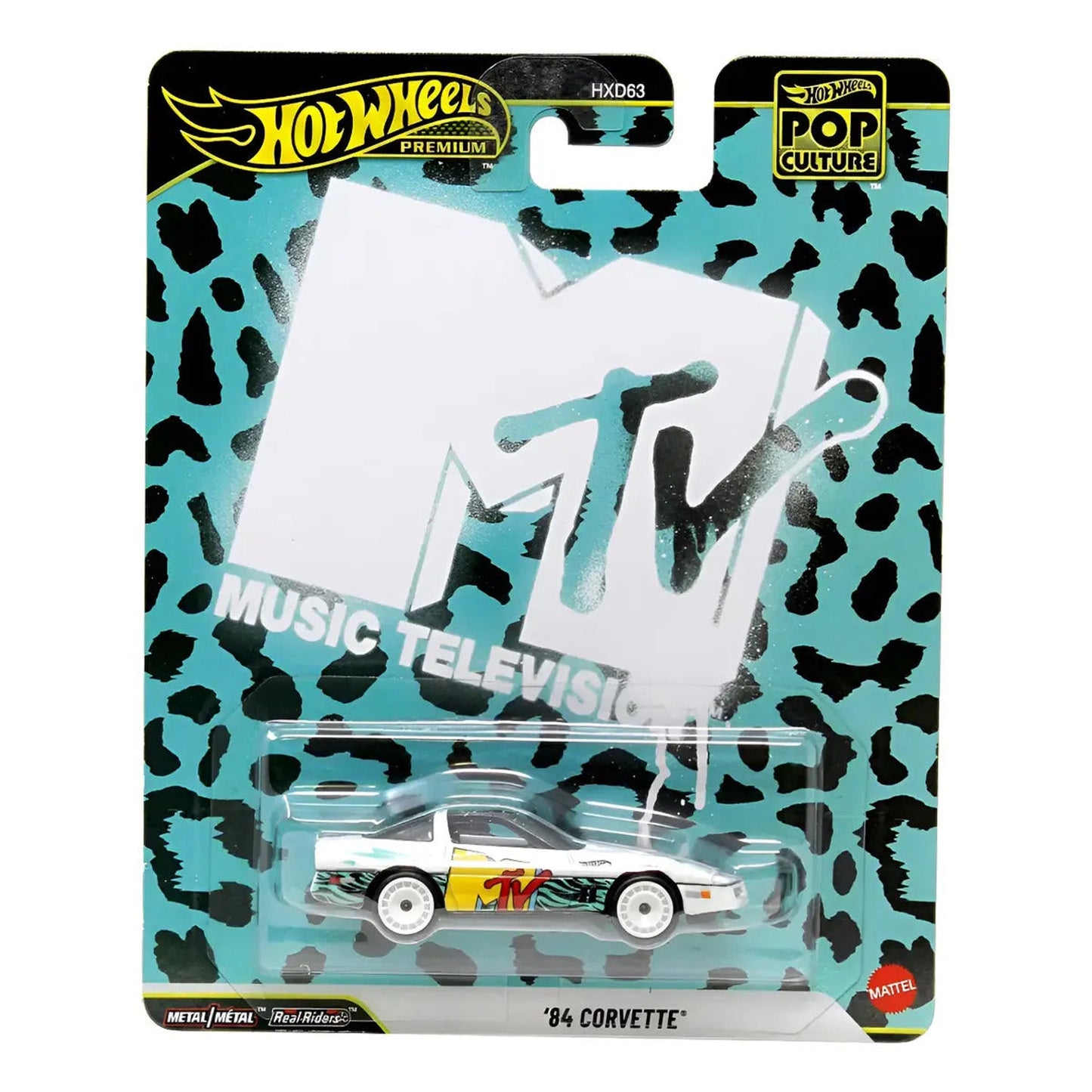 Hot Wheels Premium Pop Culture '84 Corvette MTV Hot Wheels Premium Pop Culture '84 Corvette MTV