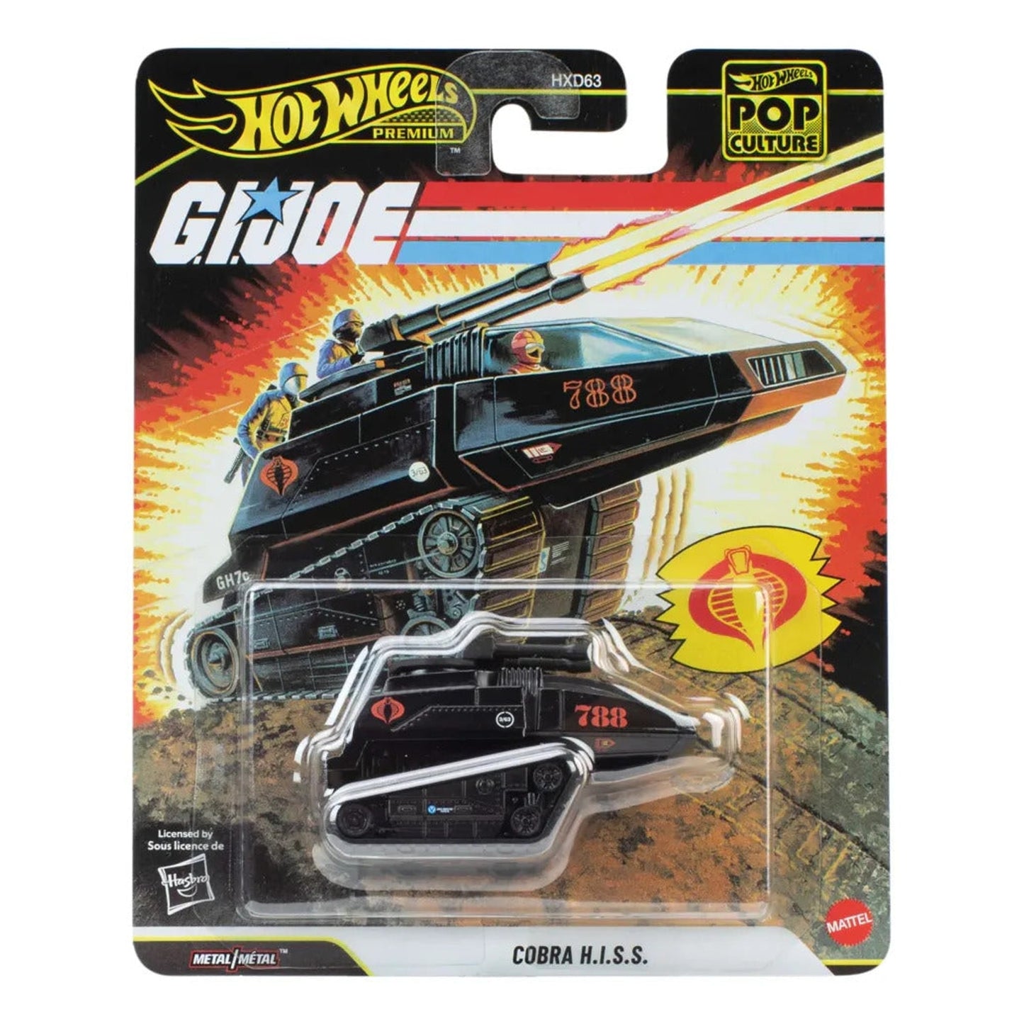 Hot Wheels Premium Pop Culture Cobra H.I.S.S. G.I. Joe Hot Wheels Premium Pop Culture Cobra H.I.S.S. G.I. Joe