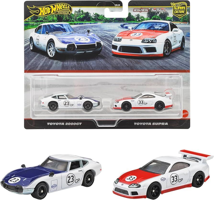 Hot Wheels Premium 2-Pack Toyota 2000GT / Toyota Supra