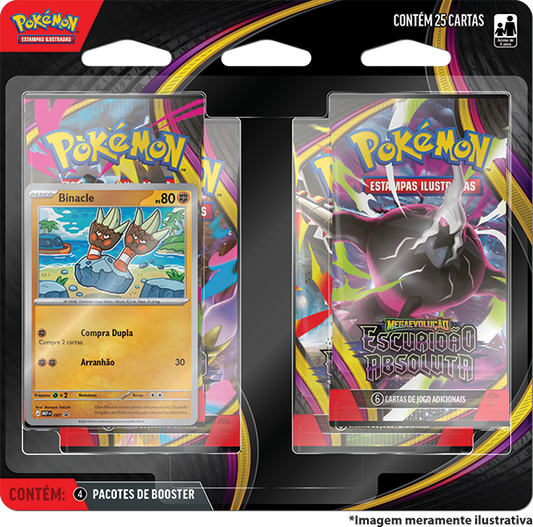 POKEMON ME05 BLISTER QUADRUPLO ESCURIDAO ABSOLUTA