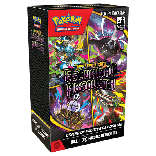 POKEMON ME05 COMBO DE BOOSTER ESCURIDAO ABSOLUTA