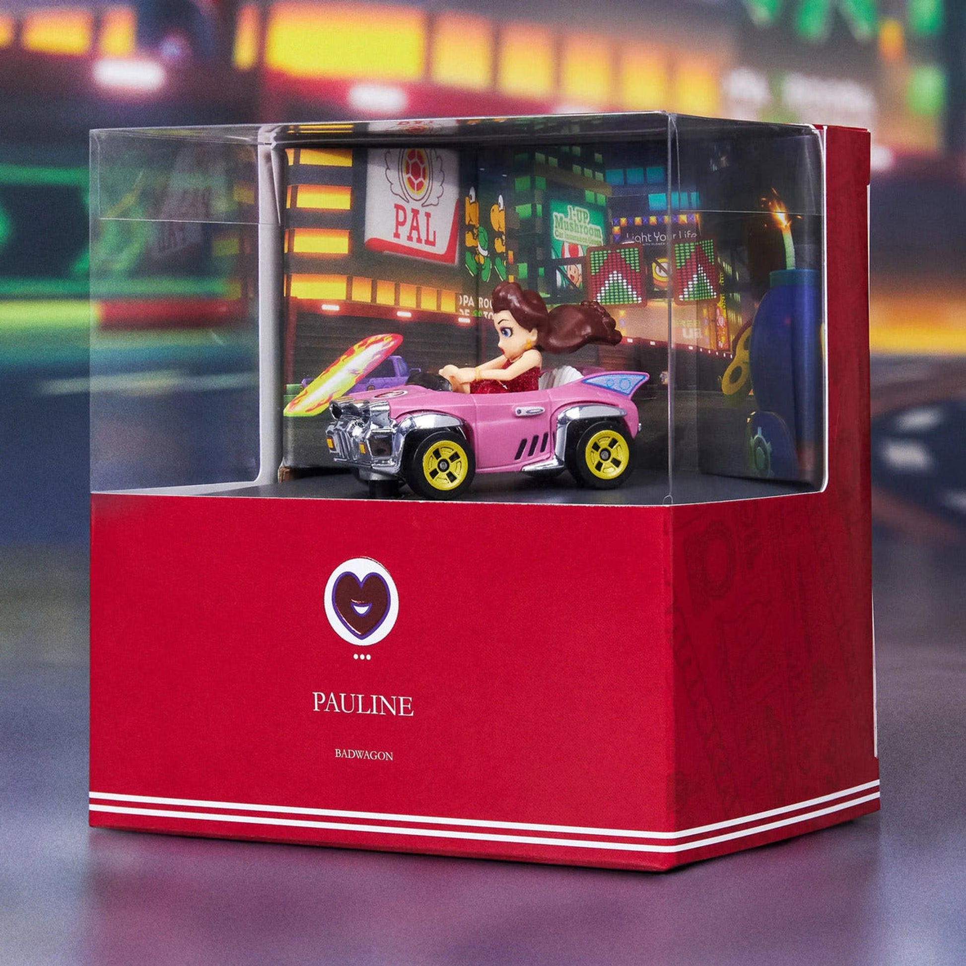 Hot wheels mario kart pauline vehicle Hot wheels mario kart pauline vehicle