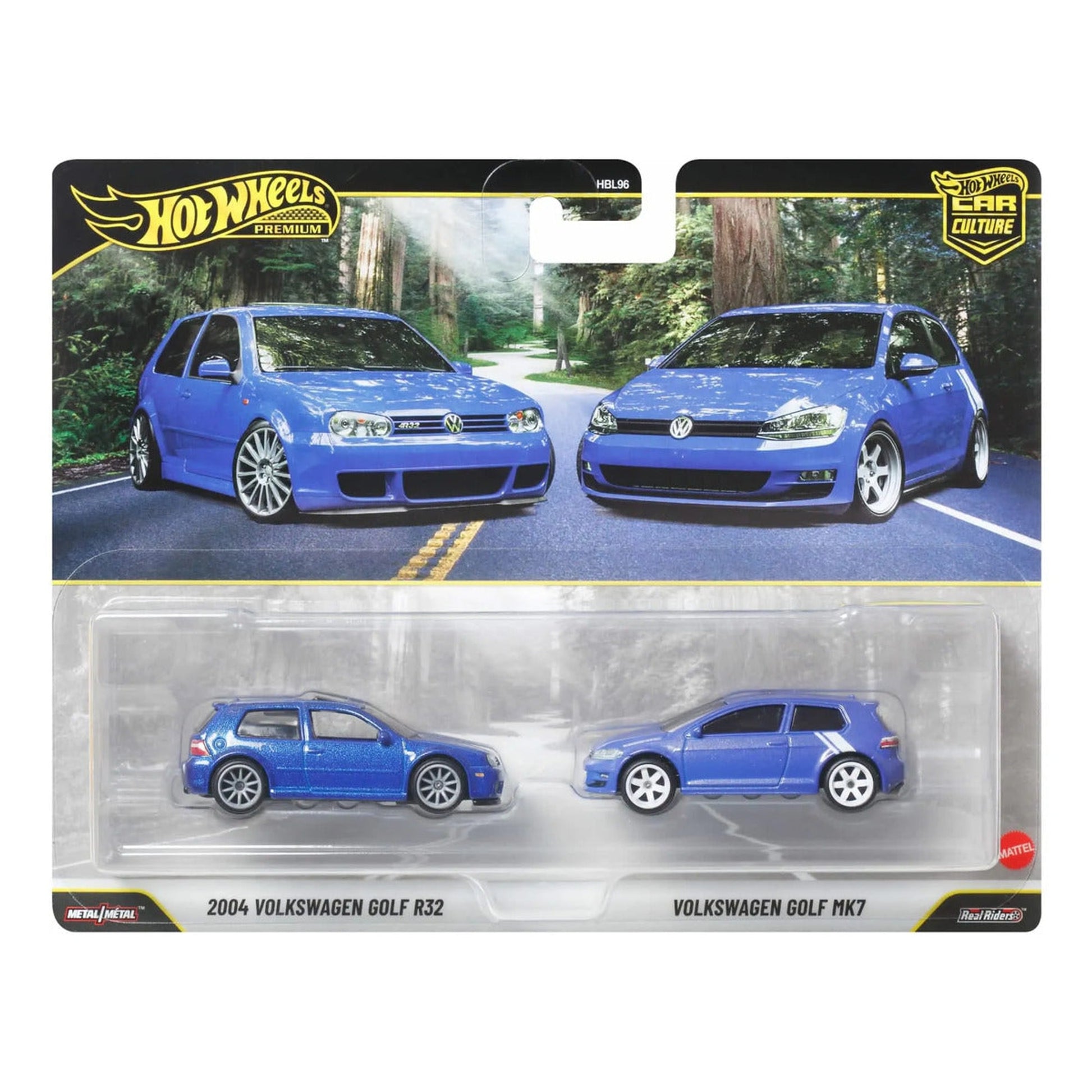 Hot wheels premium car culture 2-pack 2004 volkswagen gold r32 & volkswagen golf mk7 Hot wheels premium car culture 2-pack 2004 volkswagen gold r32 & volkswagen golf mk7
