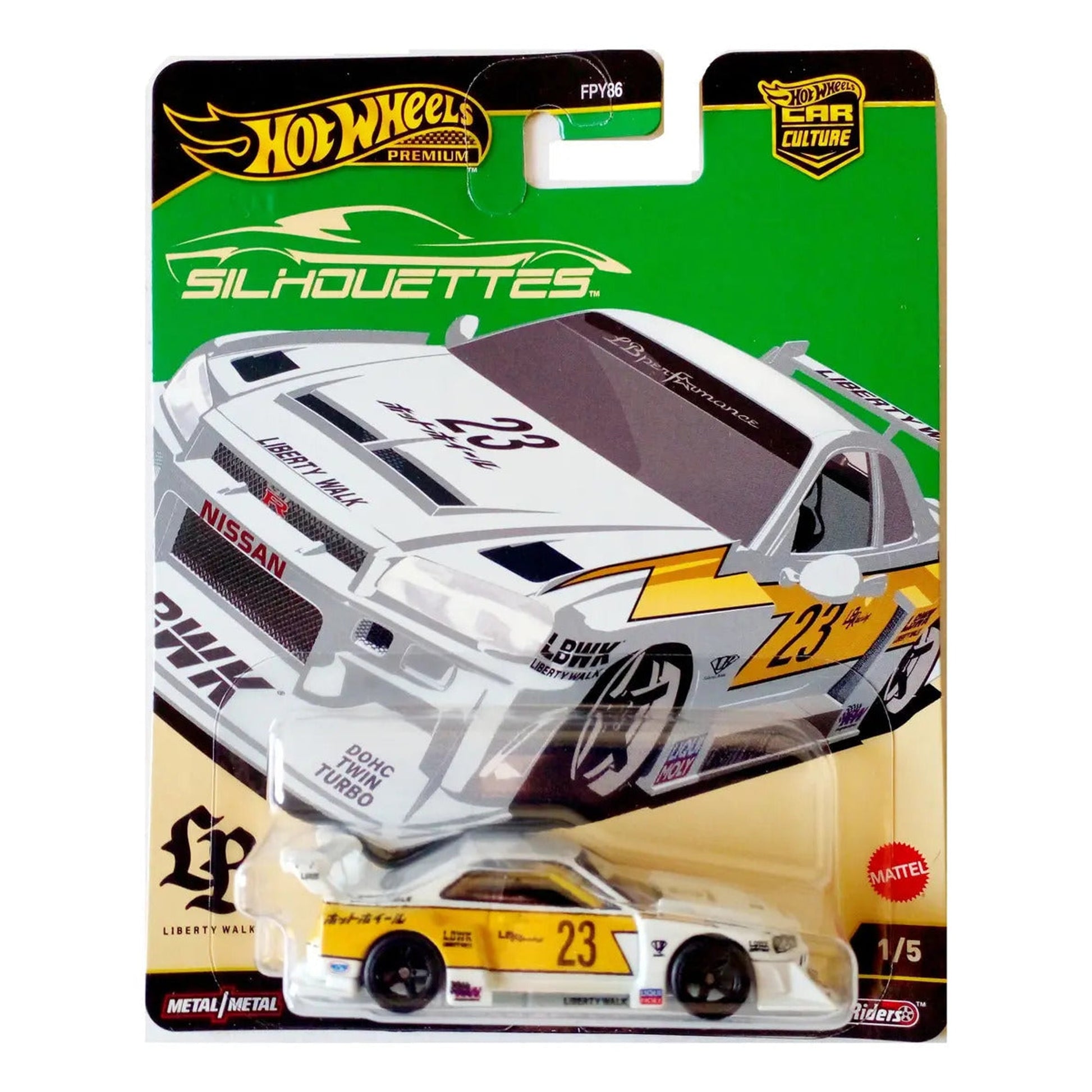 Hot Wheels Premium Car Culture LB-ER34 Super Silhouette Nissan Skyline Hot Wheels Premium Car Culture LB-ER34 Super Silhouette Nissan Skyline