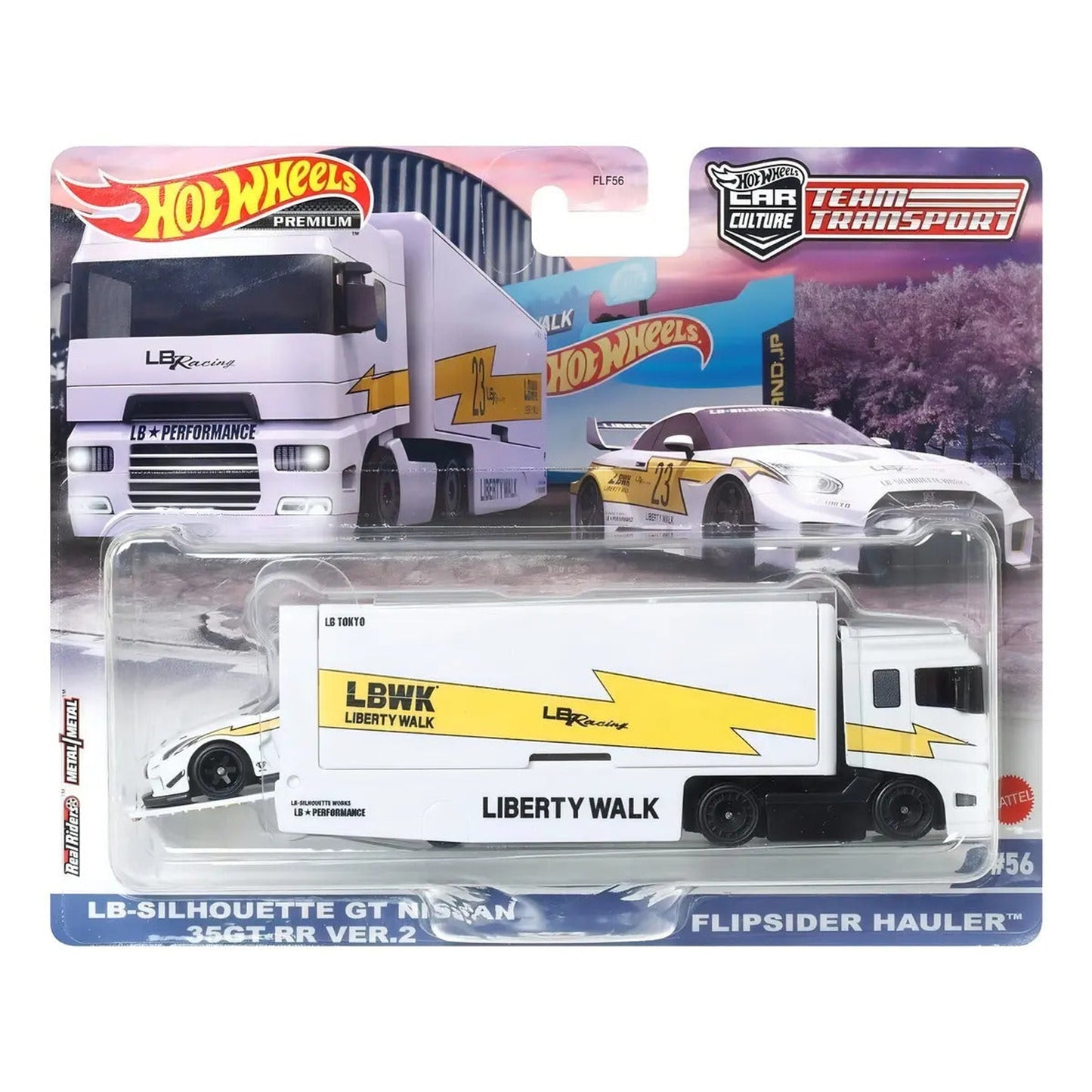Hot Wheels Premium Car Culture Team Transport LB-Silhouette WORKS GT Nissan 35GT-RR VER.2 Hot Wheels Premium Car Culture Team Transport LB-Silhouette WORKS GT Nissan 35GT-RR VER.2