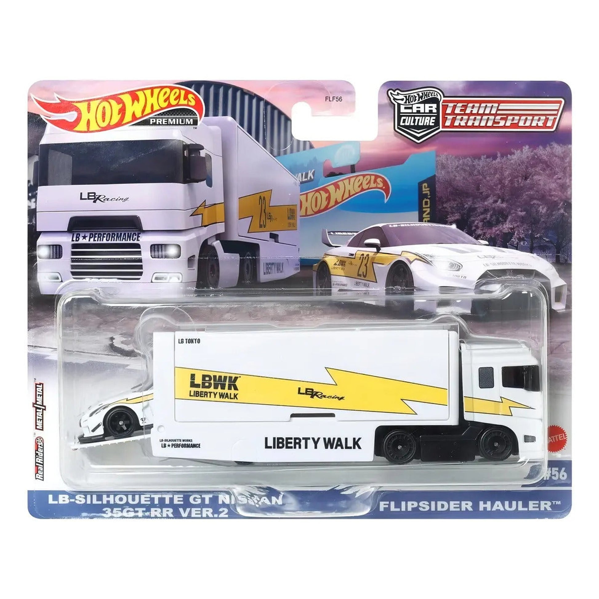Hot Wheels Premium Car Culture Team Transport LB-Silhouette WORKS GT Nissan 35GT-RR VER.2 Hot Wheels Premium Car Culture Team Transport LB-Silhouette WORKS GT Nissan 35GT-RR VER.2