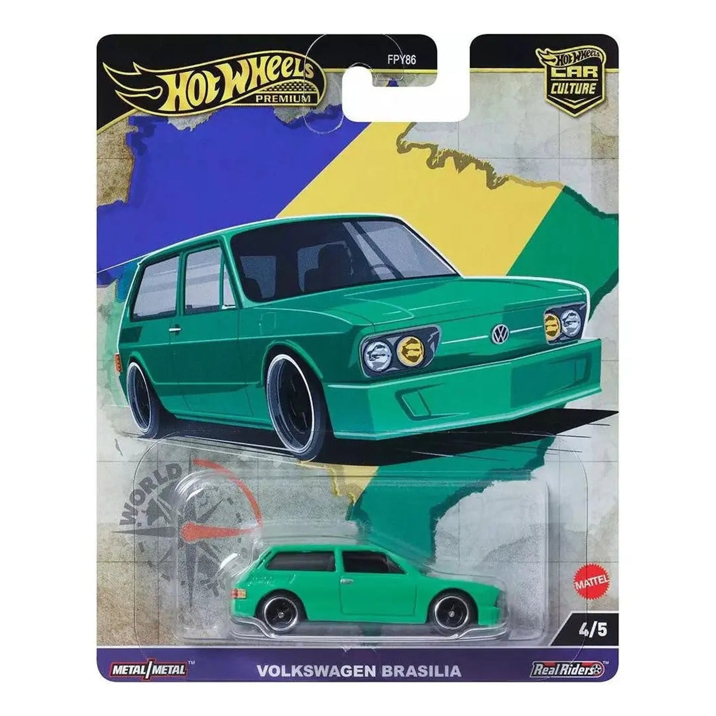 Hot Wheels Premium Car Culture Volkswagen Brasília Hot Wheels Premium Car Culture Volkswagen Brasília