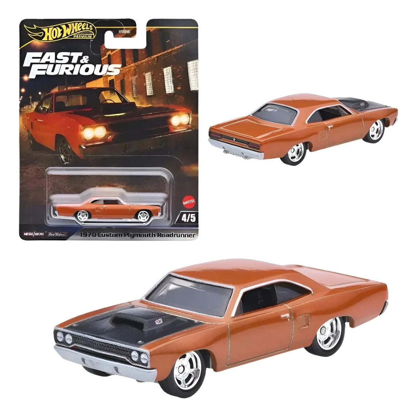 Hot Wheels Premium Fast & Furious 1970 Custom Plymouth Roadrunner Hot Wheels Premium Fast & Furious 1970 Custom Plymouth Roadrunner