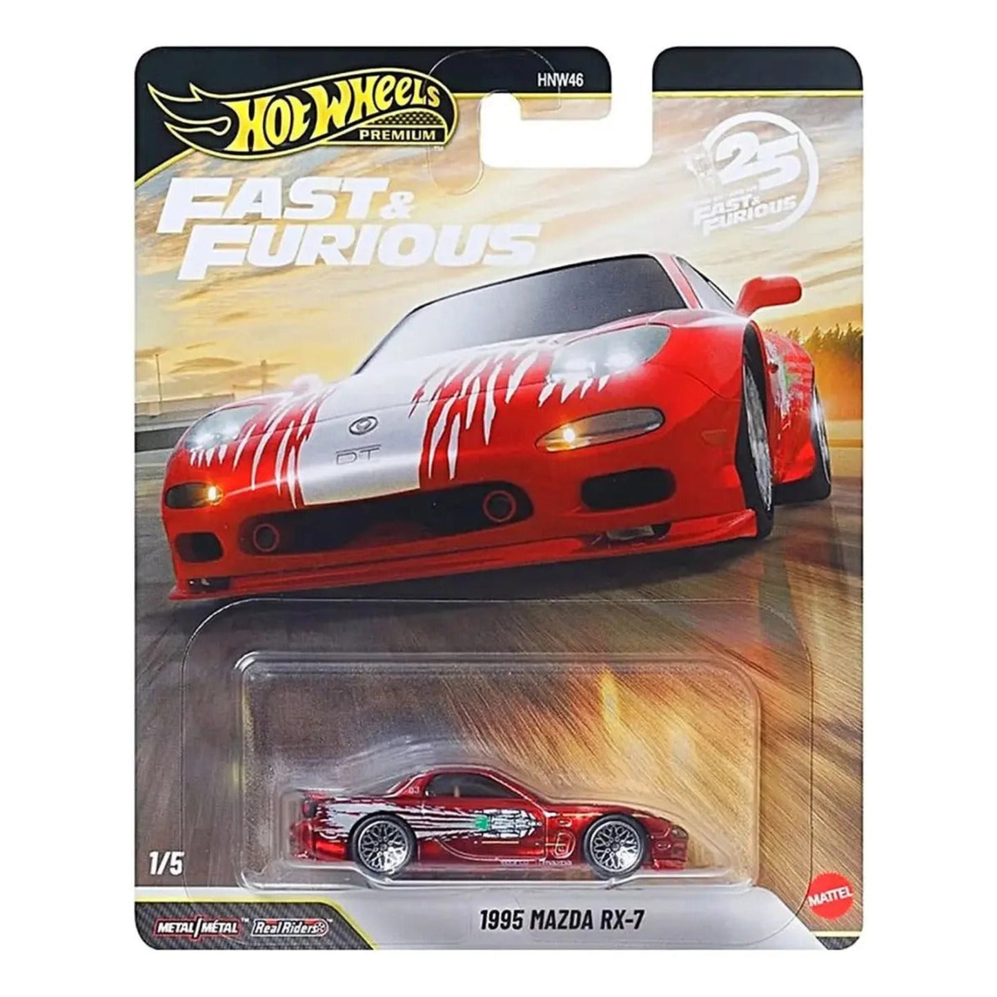 Hot Wheels Premium Fast & Furious 1995 Mazda RX-7 Spectraflame Hot Wheels Premium Fast & Furious 1995 Mazda RX-7 Spectraflame