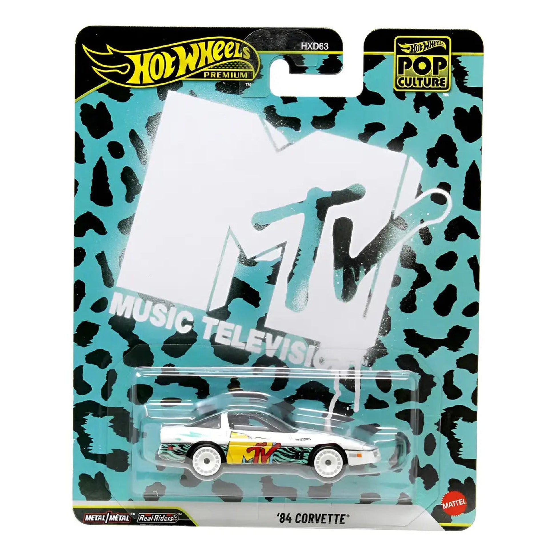 Hot Wheels Premium Pop Culture '84 Corvette MTV Hot Wheels Premium Pop Culture '84 Corvette MTV