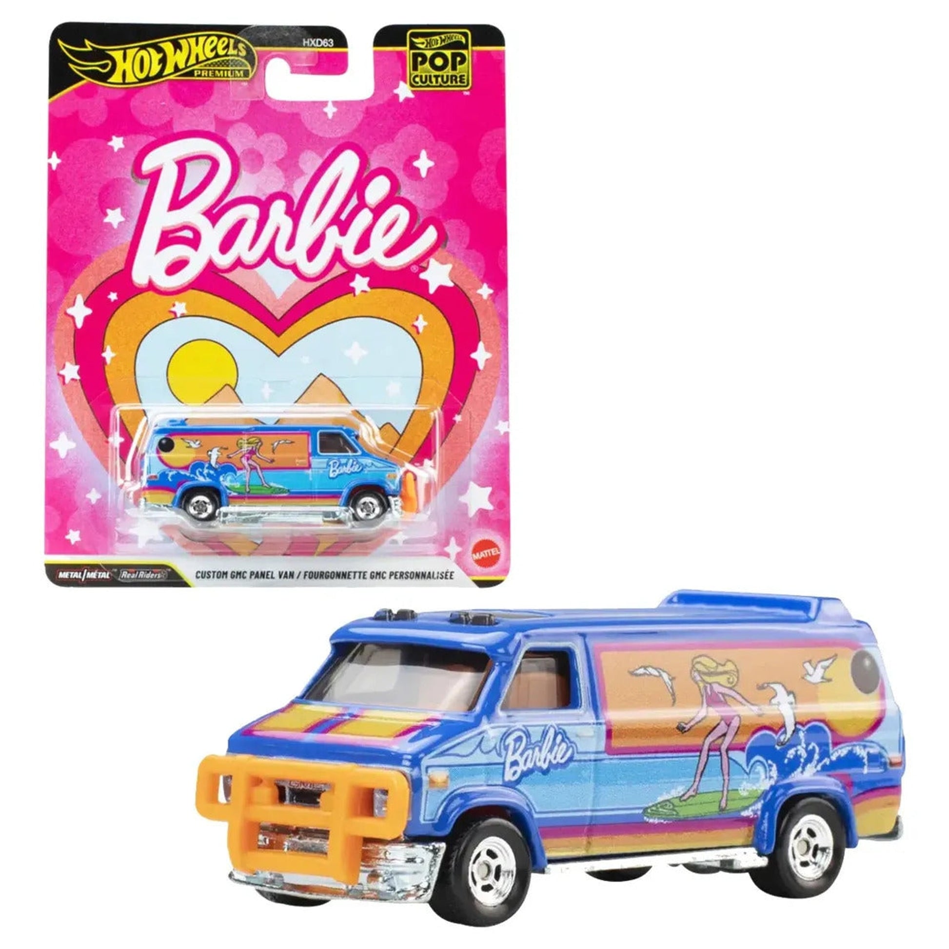 Hot Wheels Premium Pop Culture Custom GMC Panel Van Barbie Hot Wheels Premium Pop Culture Custom GMC Panel Van Barbie