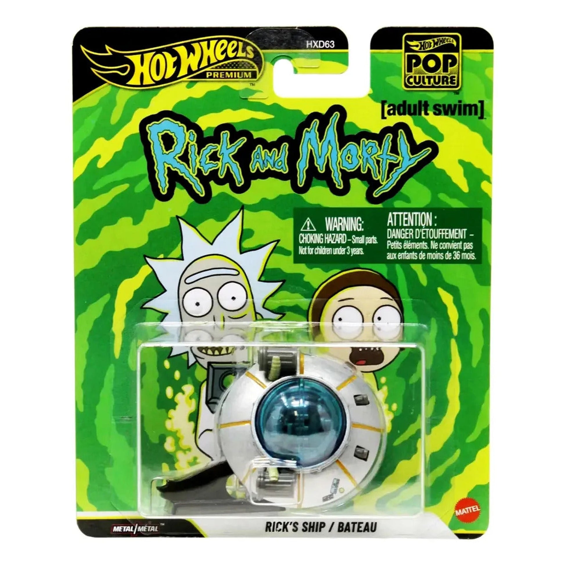 Hot Wheels Premium Pop Culture Rick's Ship Rick and Morty Hot Wheels Premium Pop Culture Rick's Ship Rick and Morty