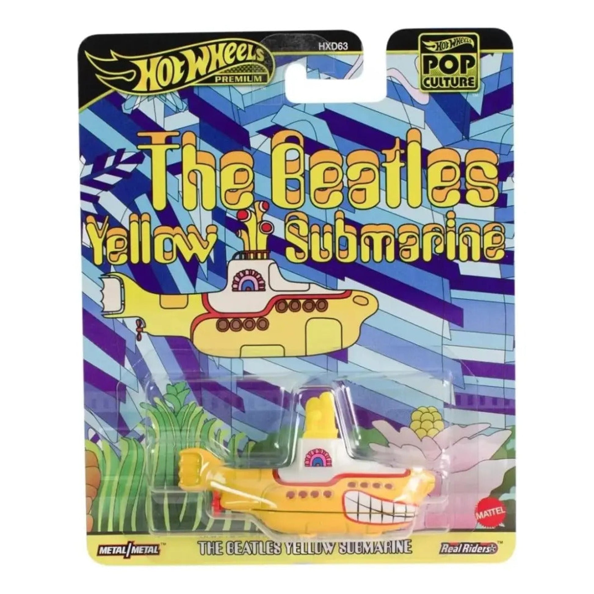 Hot Wheels Premium Pop Culture The Beatles Yellow Submarine Hot Wheels Premium Pop Culture The Beatles Yellow Submarine