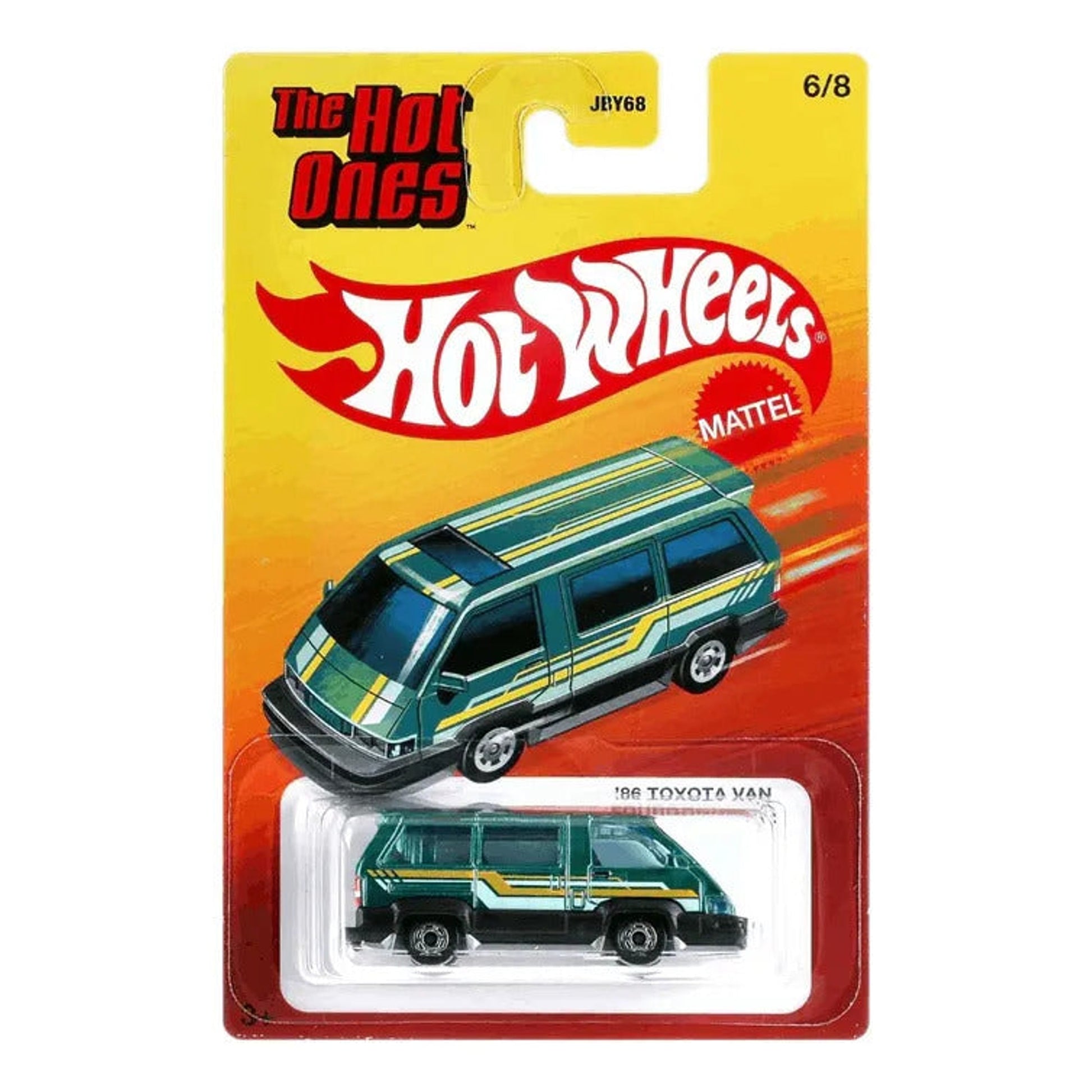 Hot Wheels Silver The Hot Ones '86 Toyota Van Hot Wheels Silver The Hot Ones '86 Toyota Van