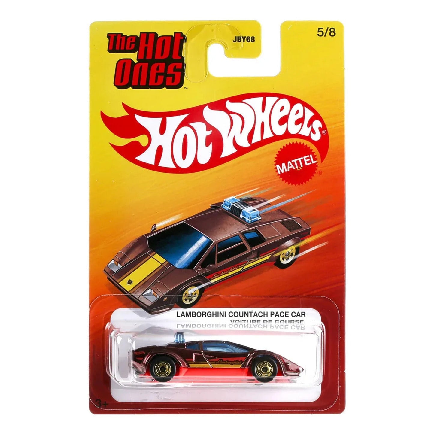 Hot Wheels Silver The Hot Ones Lamborghini Countach Pace Car Hot Wheels Silver The Hot Ones Lamborghini Countach Pace Car